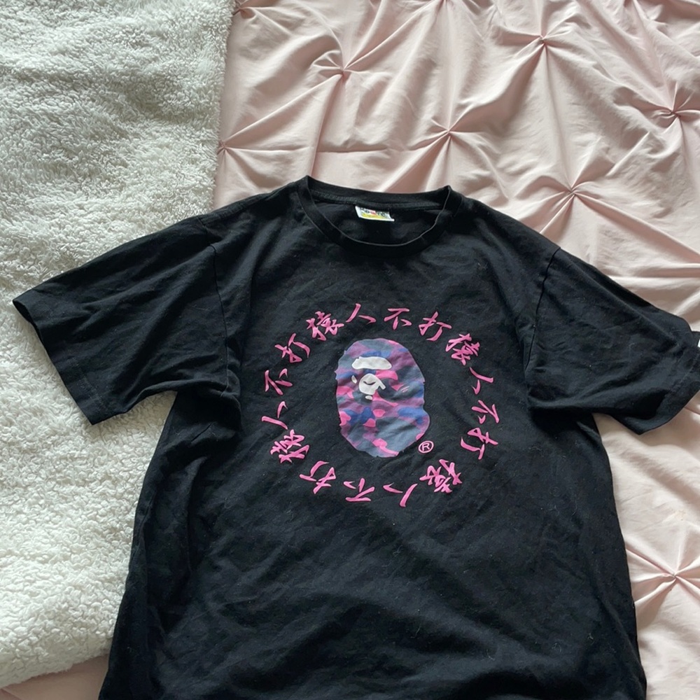 Bathing Ape kanji logo tee
